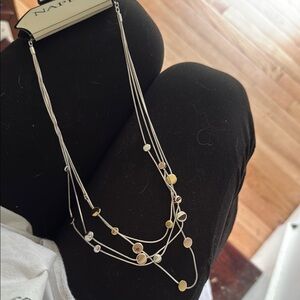 Napier Gold and Silver Layered Necklace